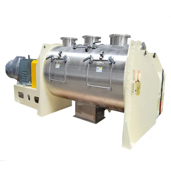 Horizontal Double Ribbon Feed Mixer for Raw Material