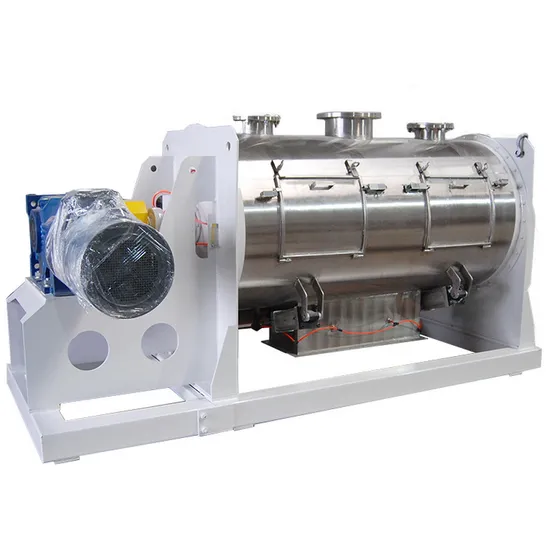 Horizontal Double Ribbon Feed Mixer for Raw Material