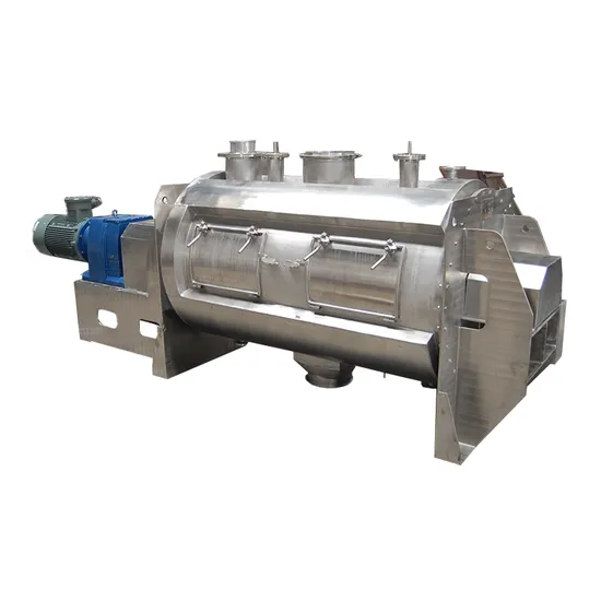 Horizontal Double Ribbon Feed Mixer for Raw Material