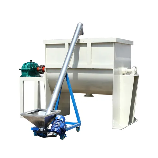 Industrial Stainless Steel Ribbon Feed Mixer Machine